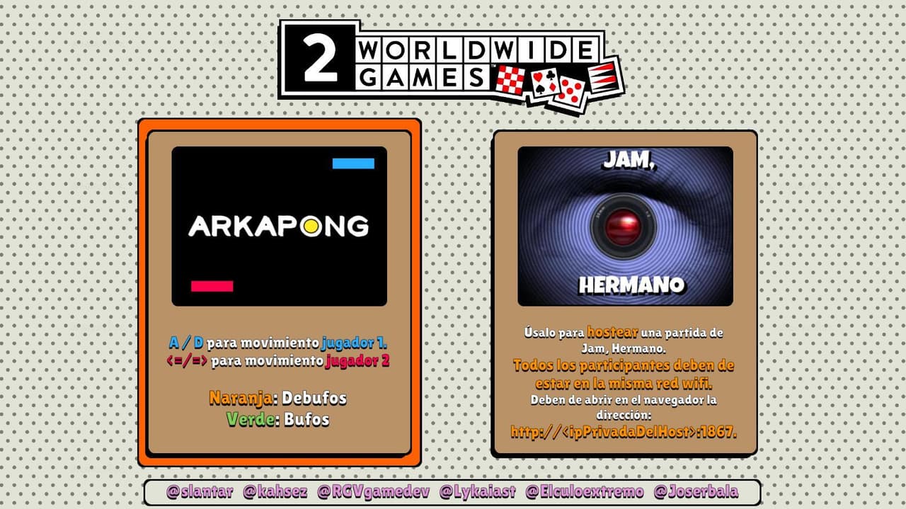 2 Worldwide Games (Jam Hermano & ArkaPong) screenshot 3