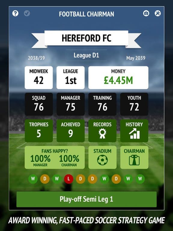 Football Chairman Pro screenshot 2