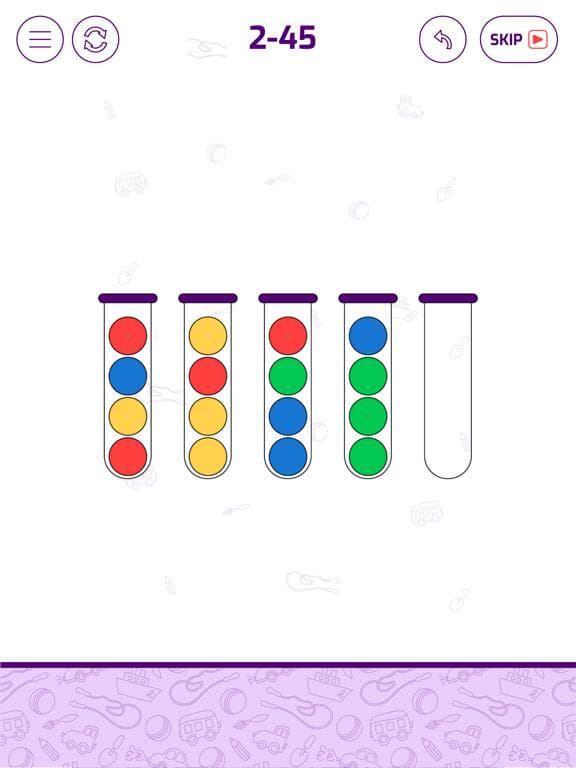 Bubble Sort Color Puzzle Game screenshot 3