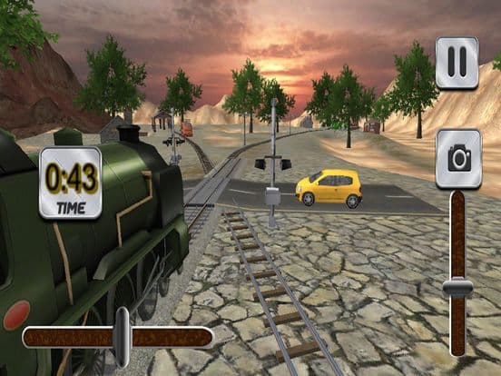 Drive Passenger Rail In Desert screenshot 2