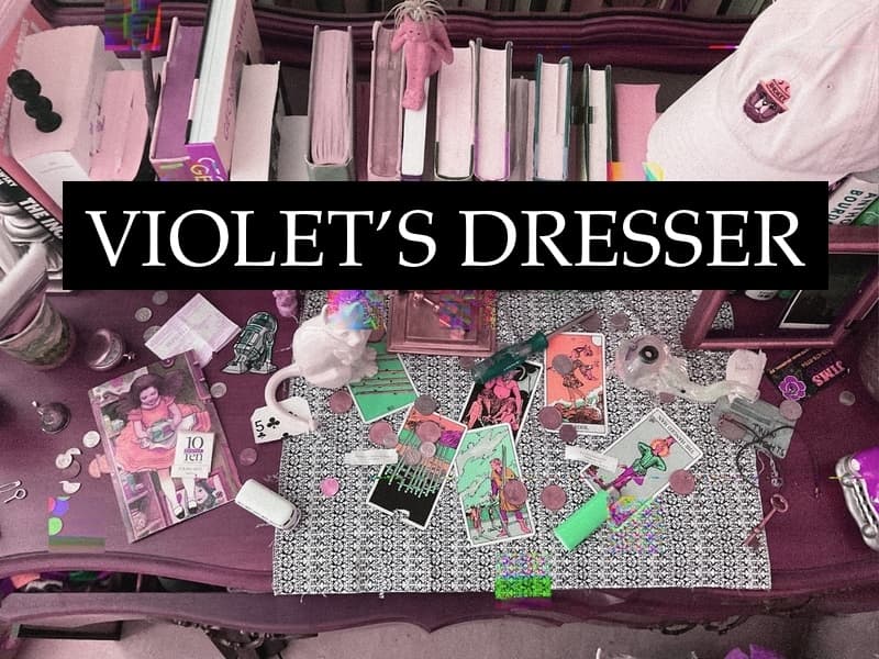 Violets Dresser