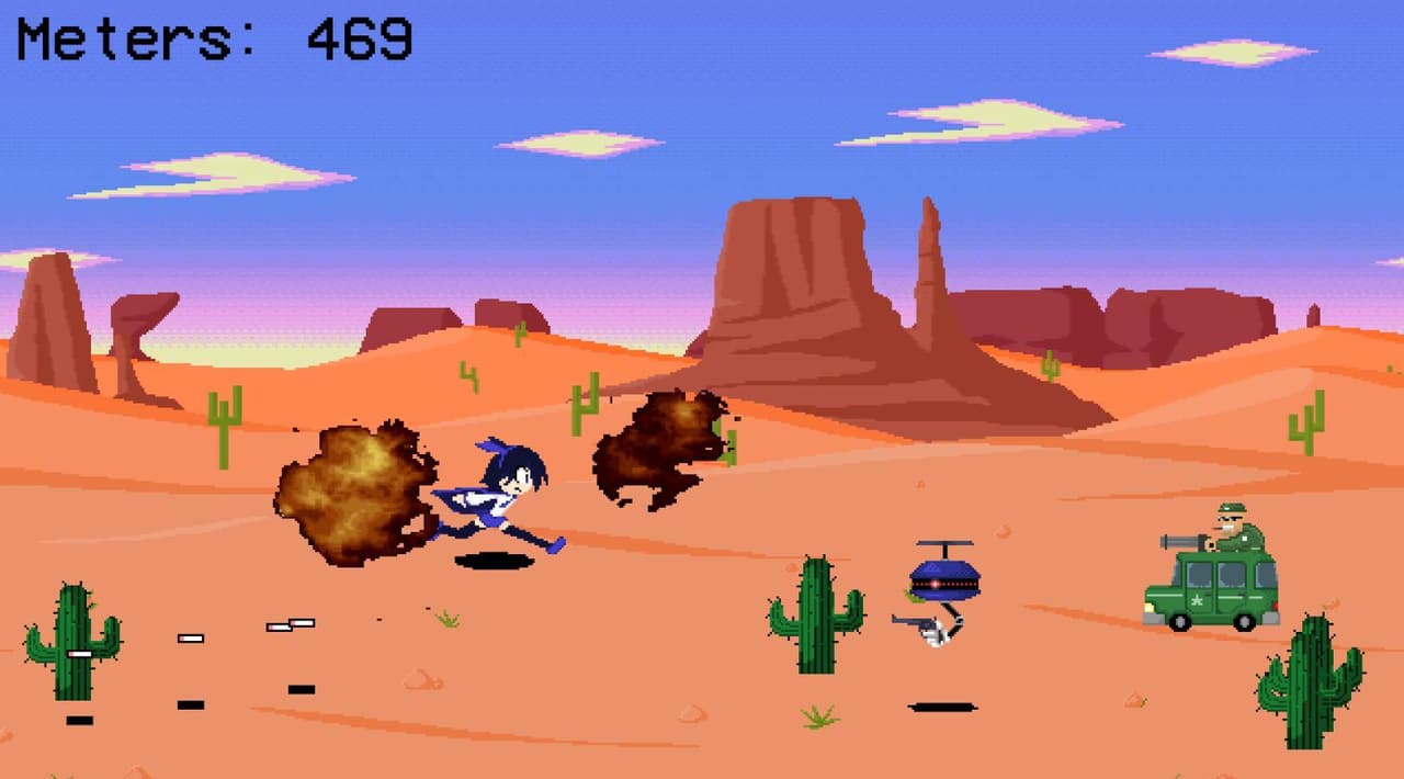 Area 51: Running Ninja Raid screenshot 2
