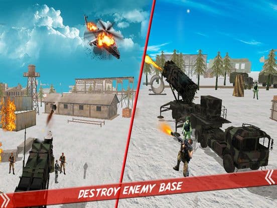 Helicopter Defence Strike - 3d Anti Aircraft Games screenshot 5