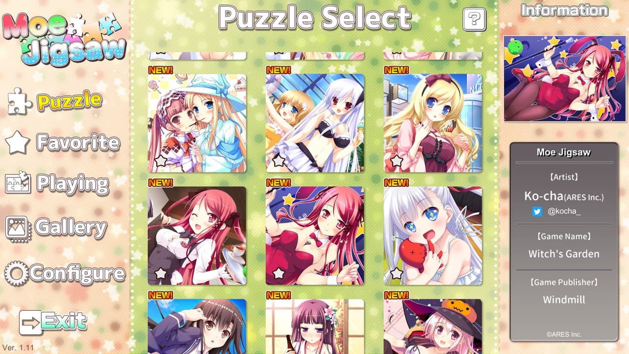 Moe Jigsaw screenshot 3
