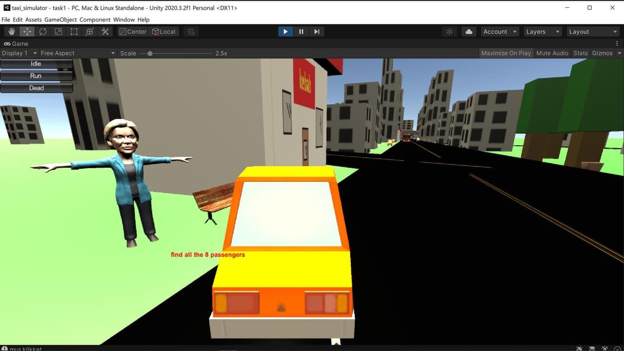Taxi simulator (itch) screenshot 4