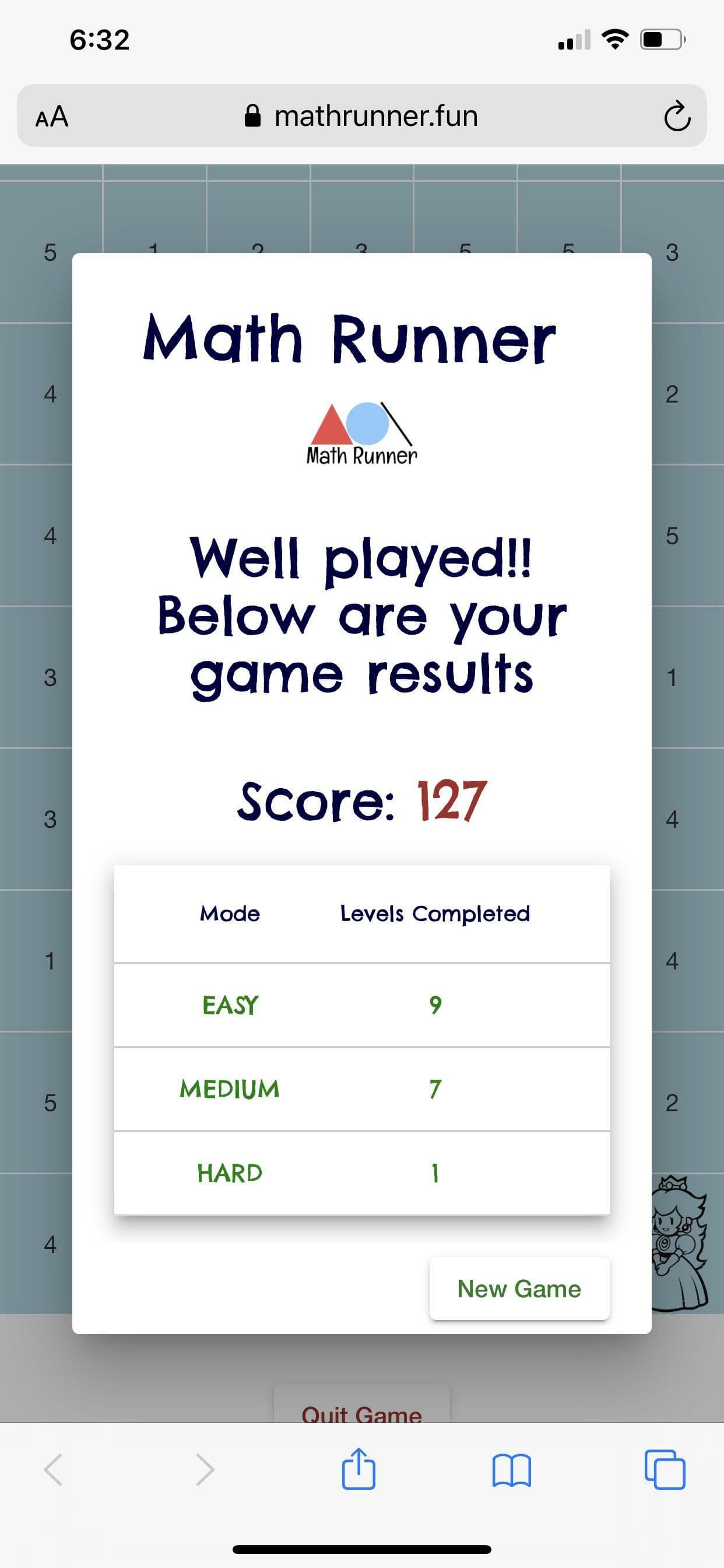 Math Runner screenshot 2