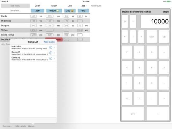 Score Grid screenshot 3