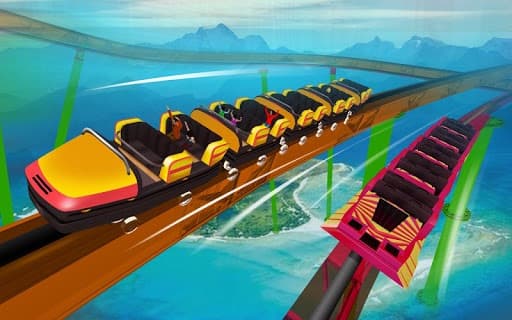 Roller Coaster Racing 3D 2 player screenshot 3