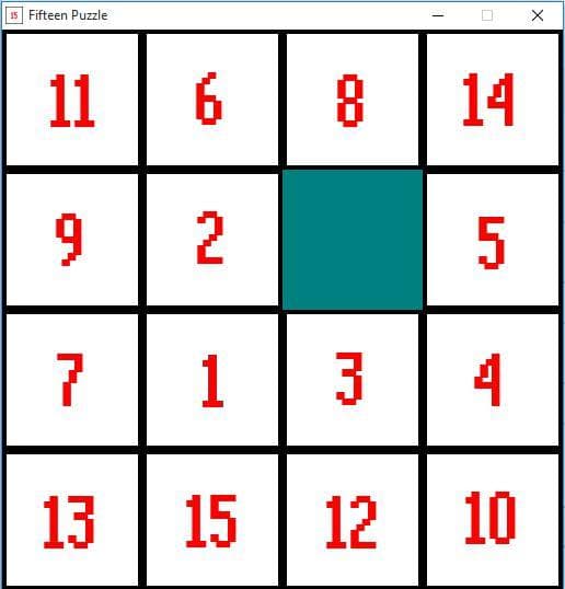 Number Slide Puzzle