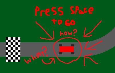 very realistic racing game (not clickbait)