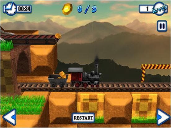 Train delivery driver simulator - free train games, fun physics games.