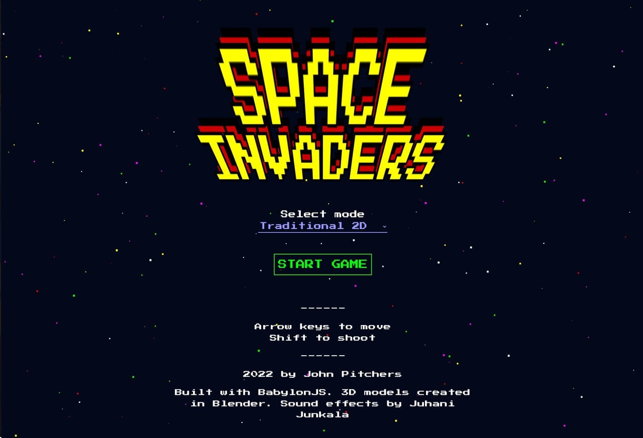 Space Invaders in your browser