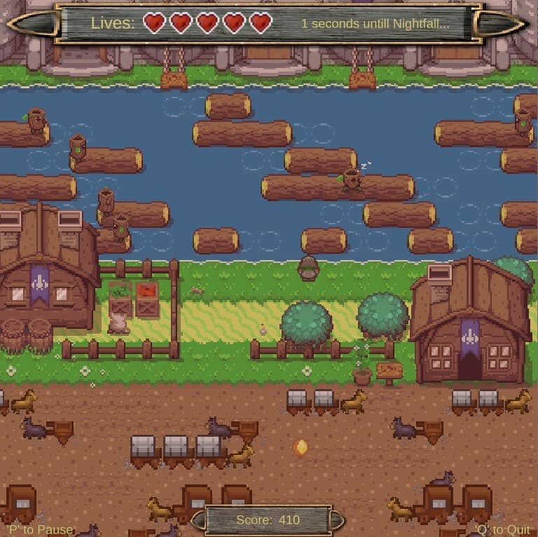 Medieval frogger screenshot 4