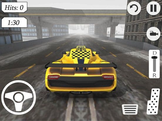 Xmas Taxi Parking Simulator 3D - Snow Drive 2017 screenshot 2