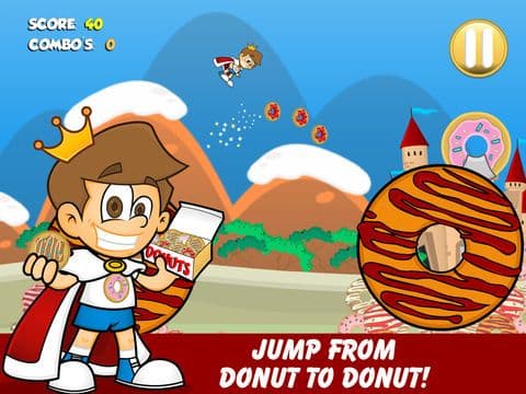 Donut King FREE - Candy Sugar Jump Adventure screenshot 3