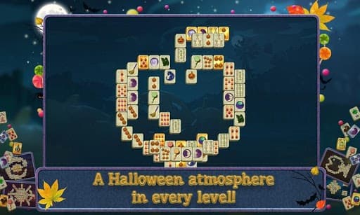 Mahjong Halloween Night Free screenshot 3