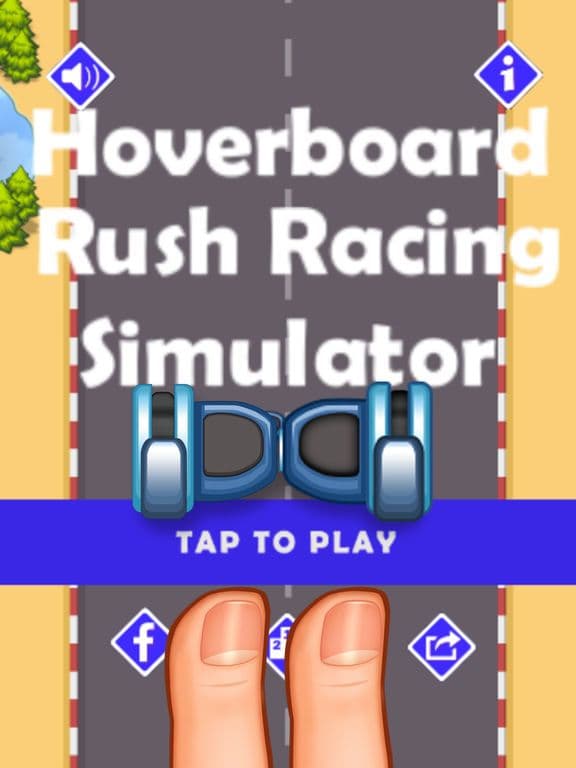 Hoverboard Rush Racing Simulator -Hover Board Game screenshot 2