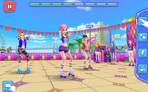 Roller Skating Girls - Dance on Wheels