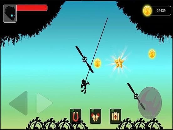 Stickman swing: Rope Swing screenshot 4
