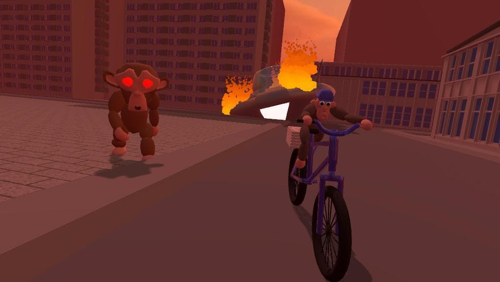 Monkey on Bike GO BRRRR