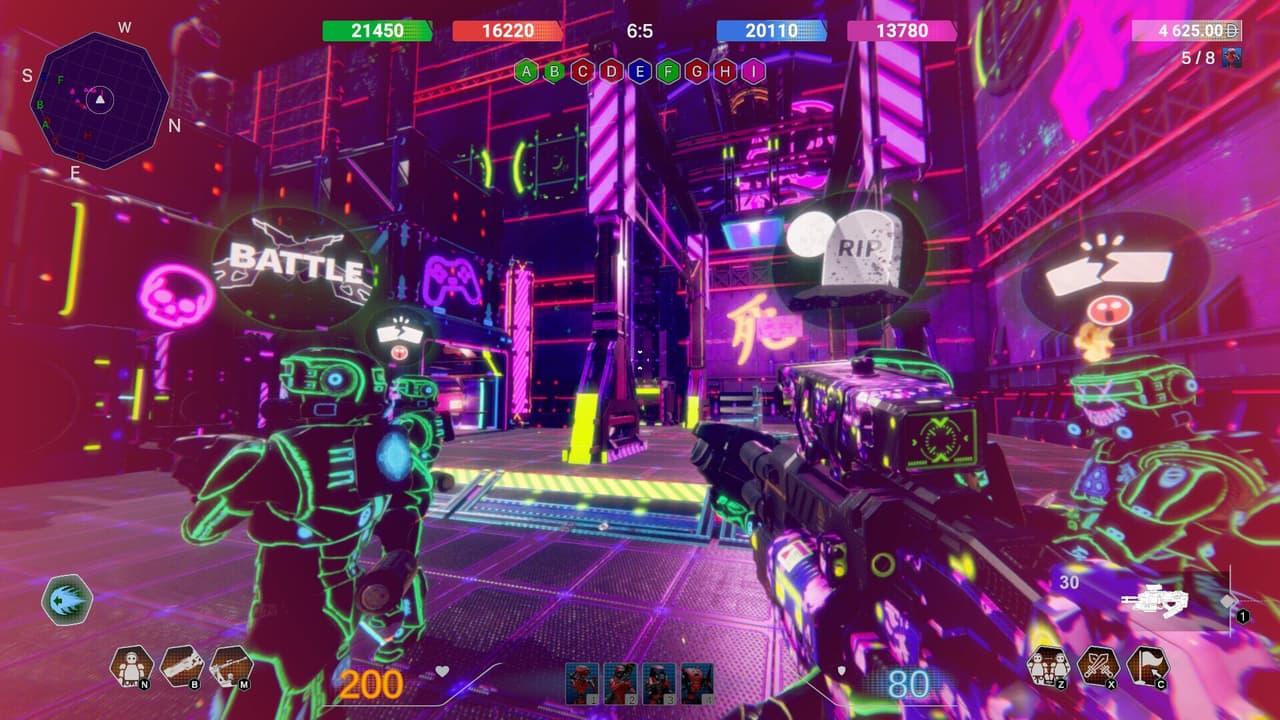 Neon Phonk Robots screenshot 2
