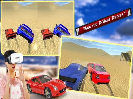 VR Real Car Drifting: Dubai Desert Race Pro screenshot 5