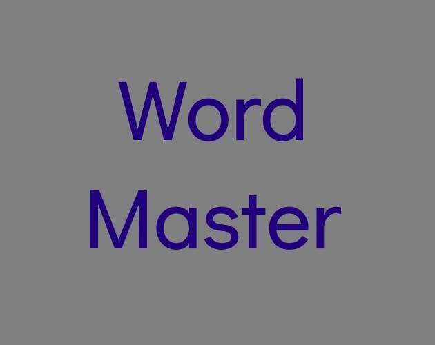 WordMaster (itch) (andyhoff)