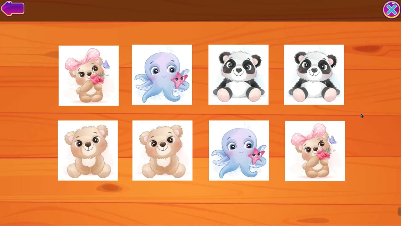 Cute Animals Memory Card Game screenshot 4