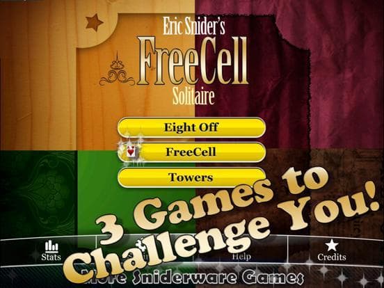 Erics FreeCell Solitaire Pack HD screenshot 2