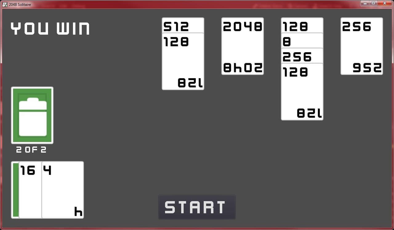 2048 Solitaire screenshot 4