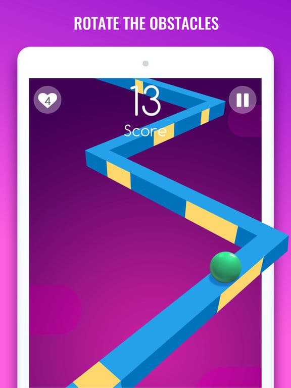 Spin Race - Zig Zag Drift Line screenshot 2