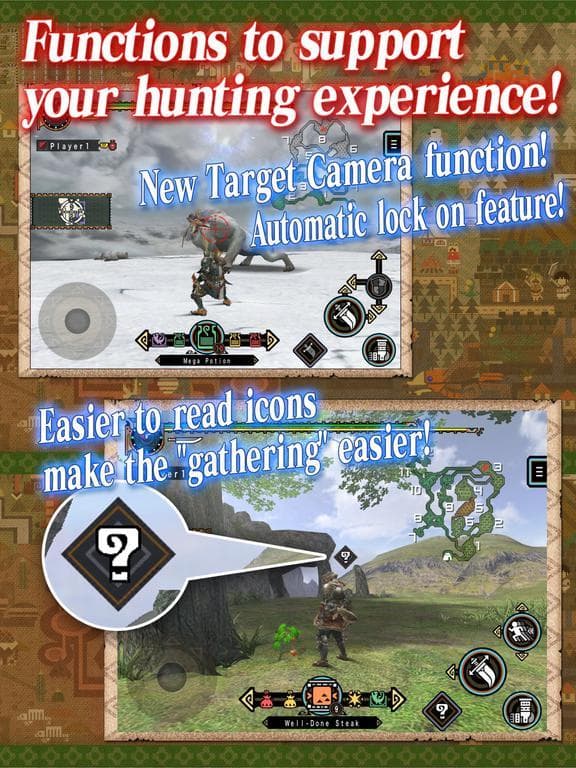 MONSTER HUNTER FREEDOM UNITE for iOS screenshot 4
