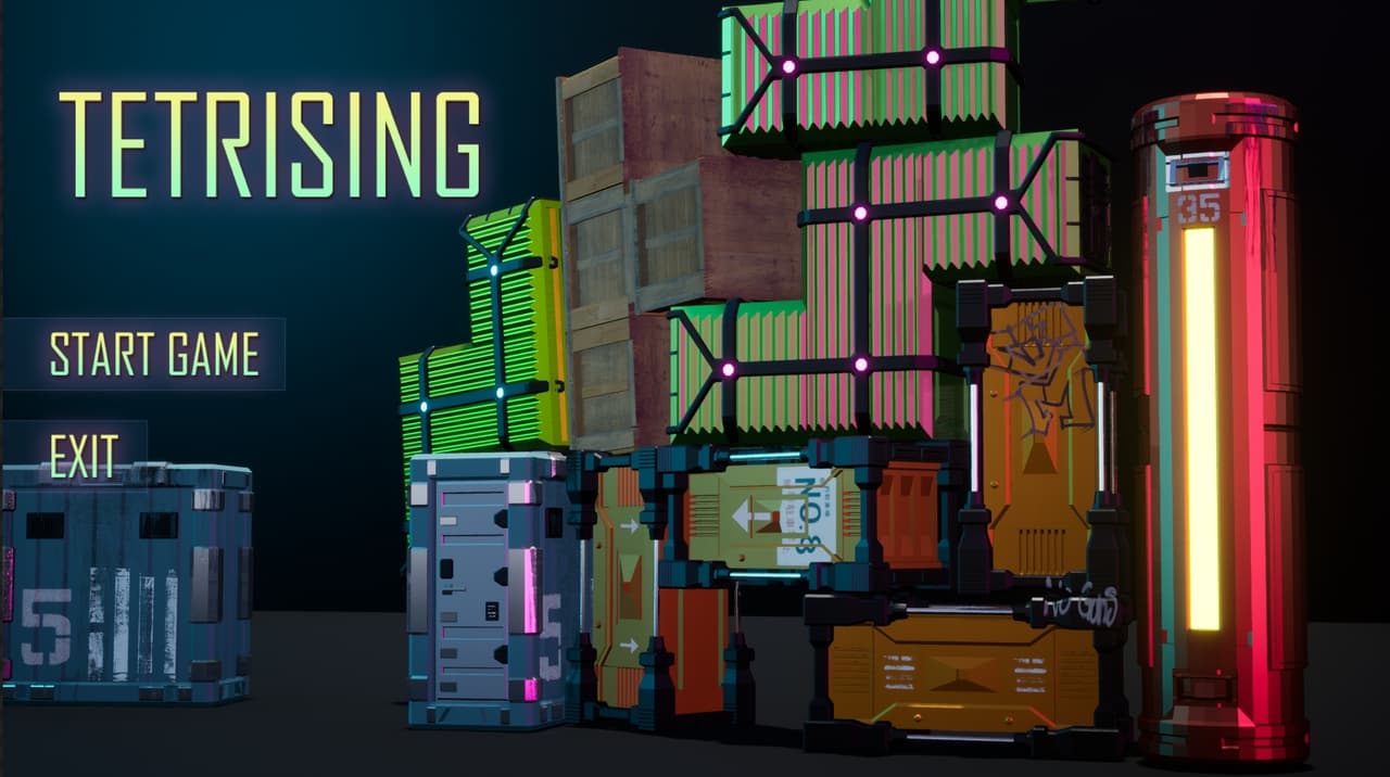 Tetrising screenshot 2