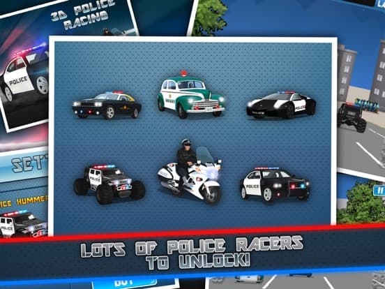 Police Chase Racing - Fast Car Cops Race Simulator screenshot 3