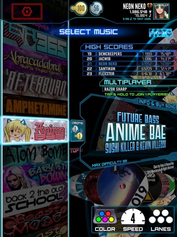 Neon FM — Music Gaming | Arcade Rhythm Game screenshot 4