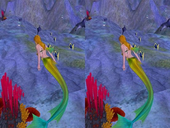 VR Chase Little Flappy Underwater Mermaid screenshot 3