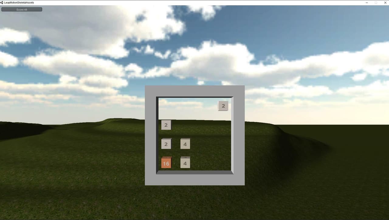 2048 VR & Leap Motion