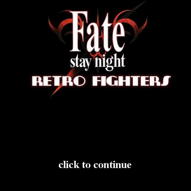 Fate Stay Night Retro Fighter