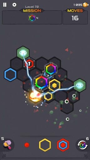 Puzzle Hexa: Princess and Zombies screenshot 2