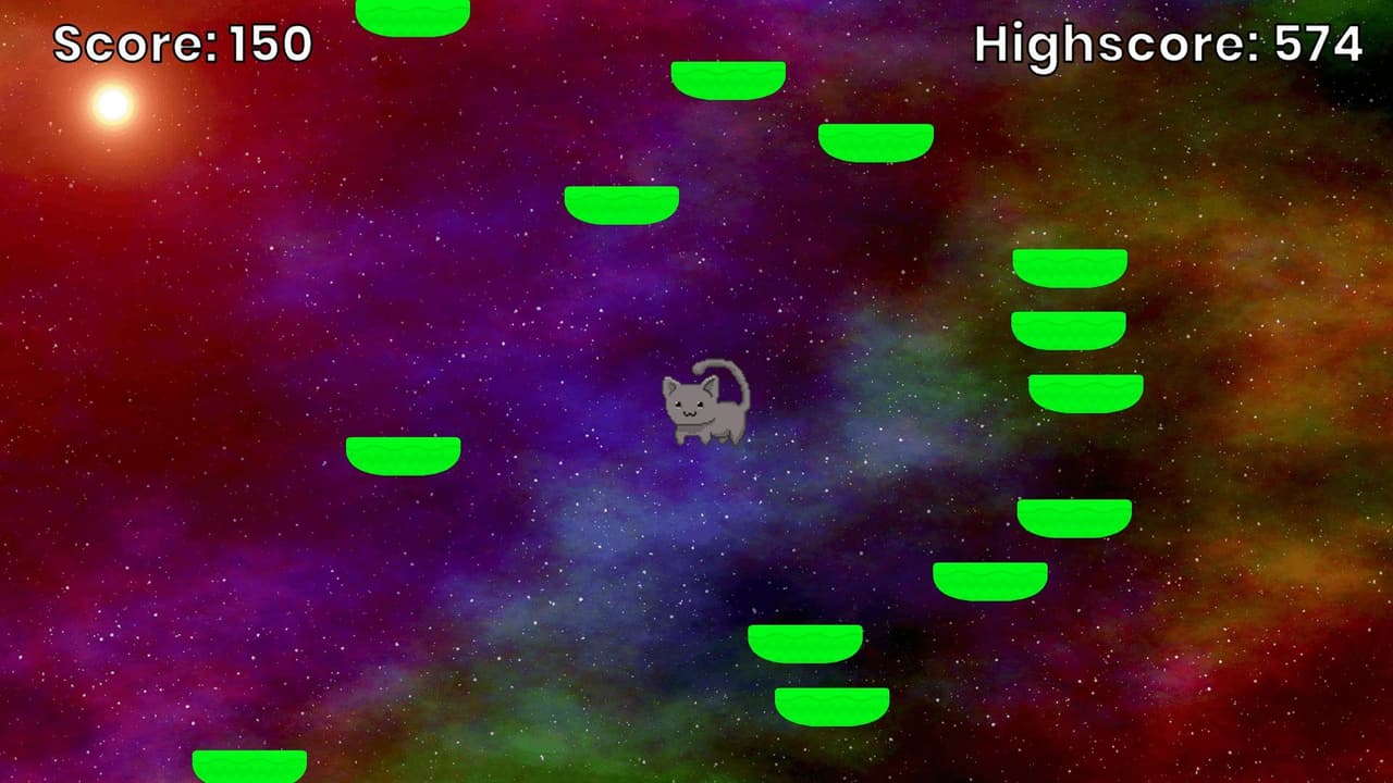 Galaxy Cat Jump 2D screenshot 5