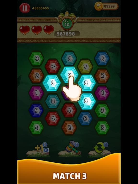 Merge Hexagon Jewel screenshot 2