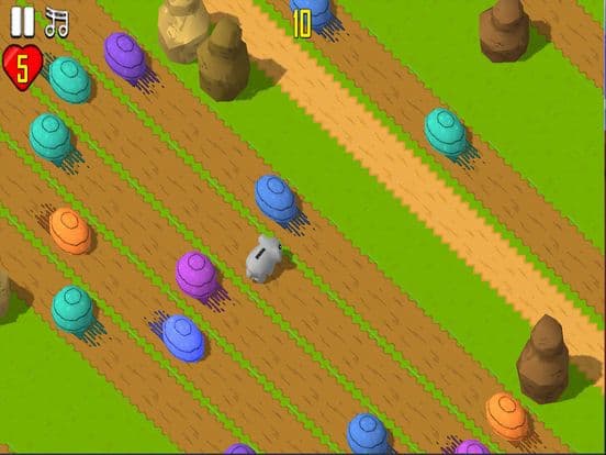 Animal Crosses The Road - Endless Arcade Hopper