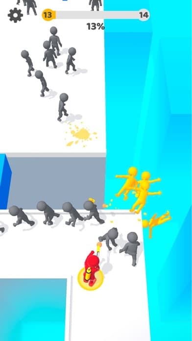 Paintman 3D - color shooter screenshot 2