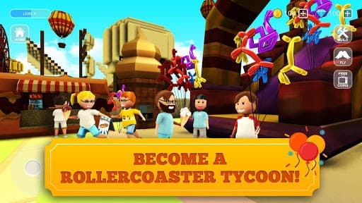 Roller Coaster Craft: Blocky Building & RCT Games screenshot 4
