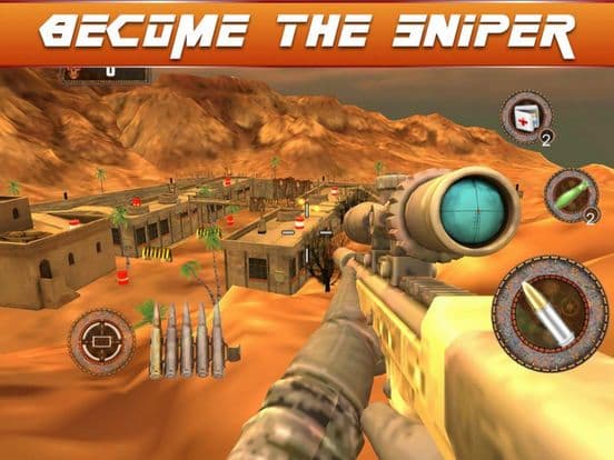 Sniper Fury 3D Assassin War screenshot 2