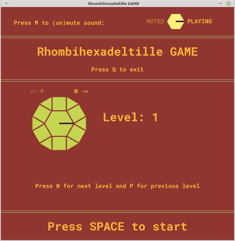 Rhombihexadeltille game screenshot 3