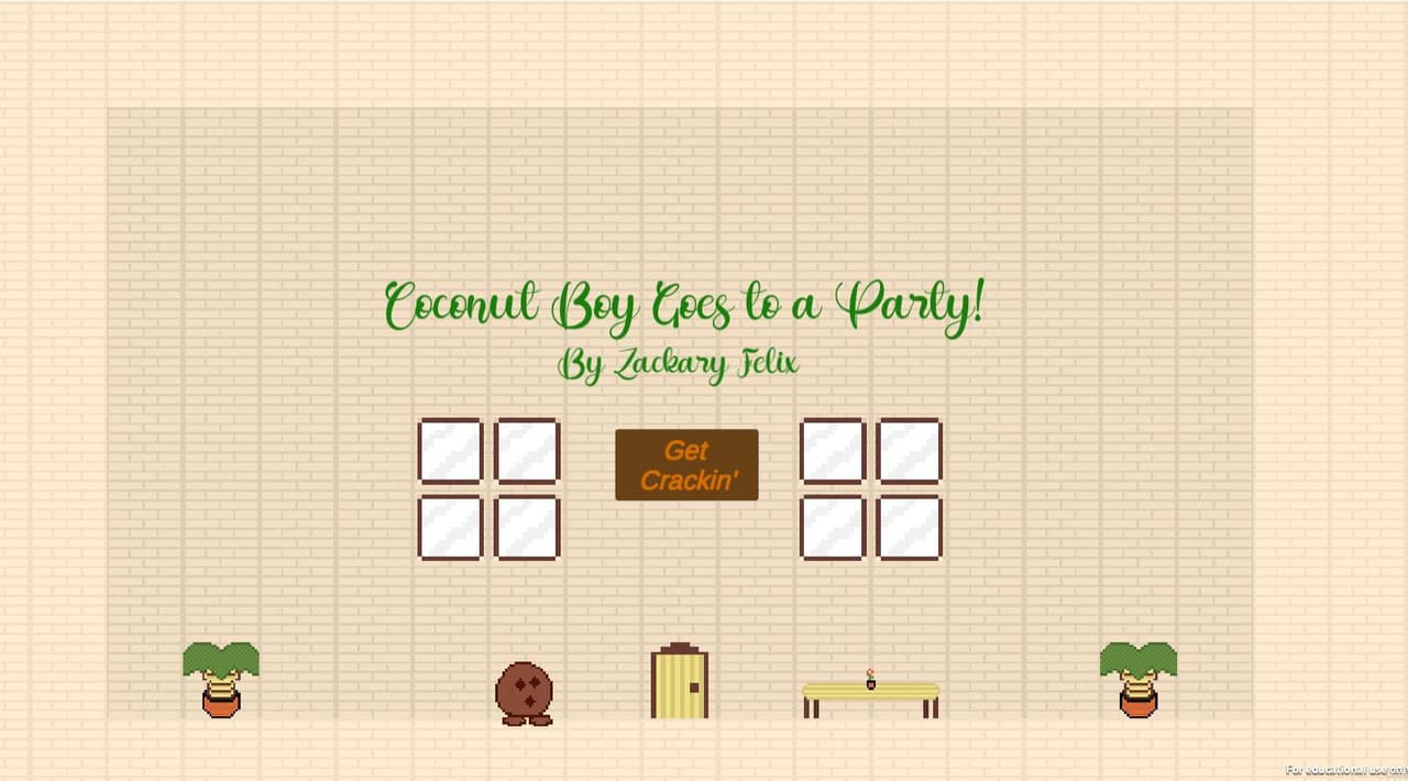Coconut Boy Goes to a Party