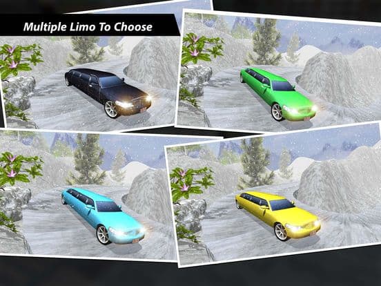 Limo Driver free 3D simulator-Offroad Snow Mania screenshot 4