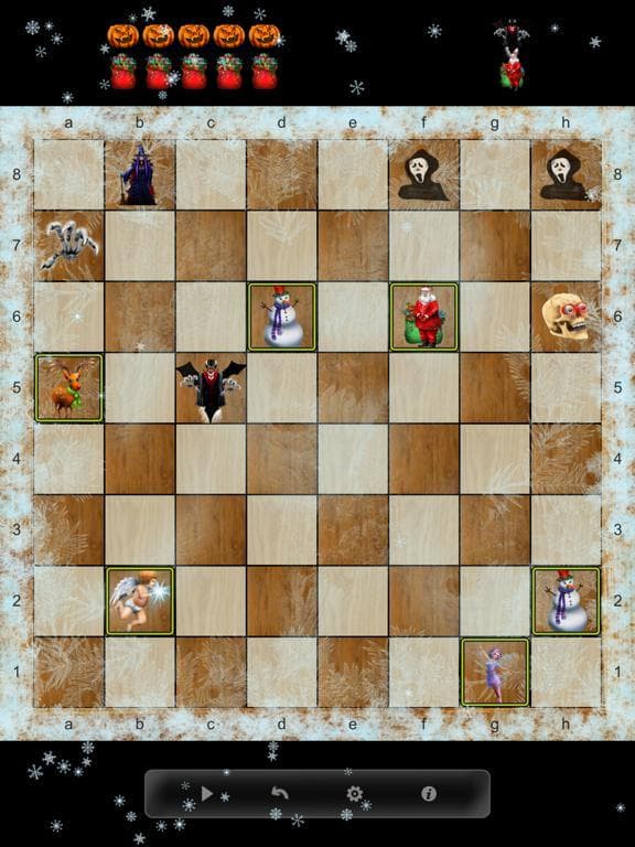 Christmas vs Halloween Checkers screenshot 5