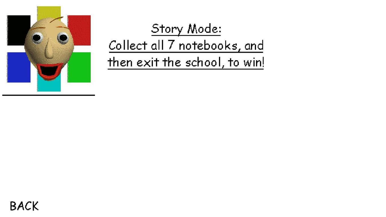 Baldis basics but something is wrong.. screenshot 3